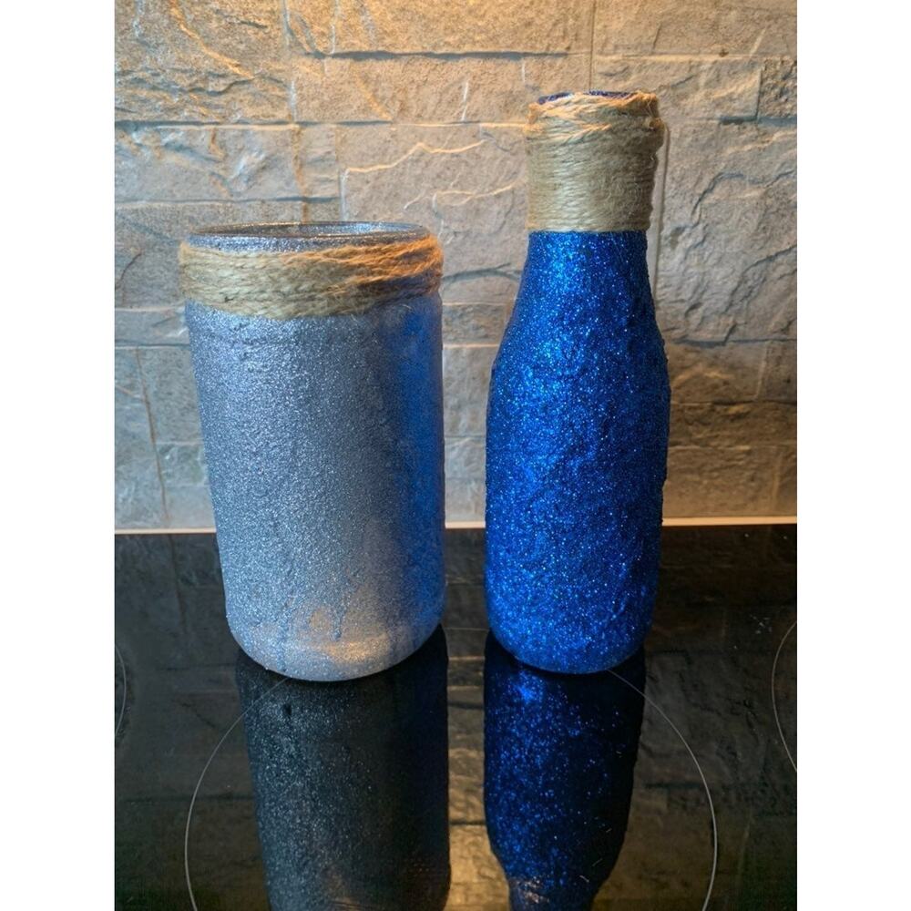 2 Decorative handmade vases